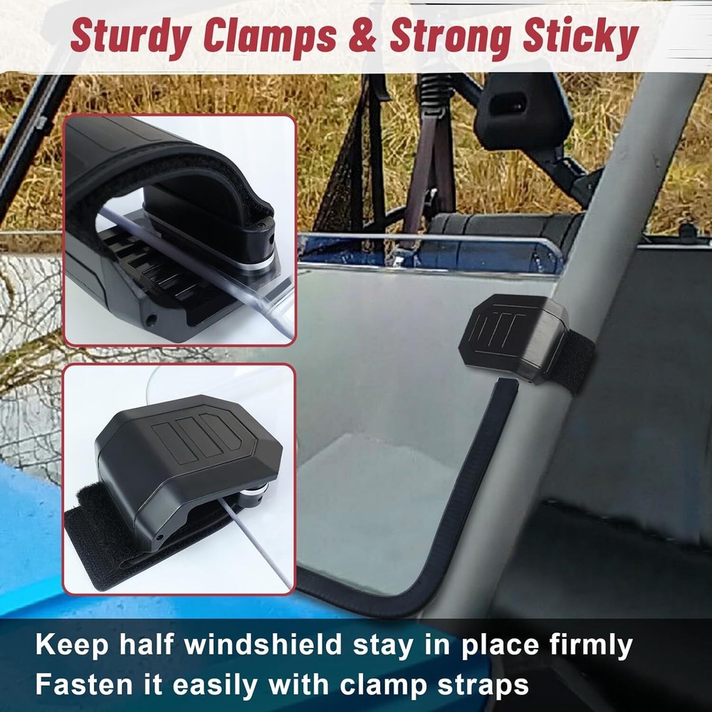 Half Windshield Front Window Scratch-proof for CFMOTO UFORCE 1000/ 1000 XL 2019+