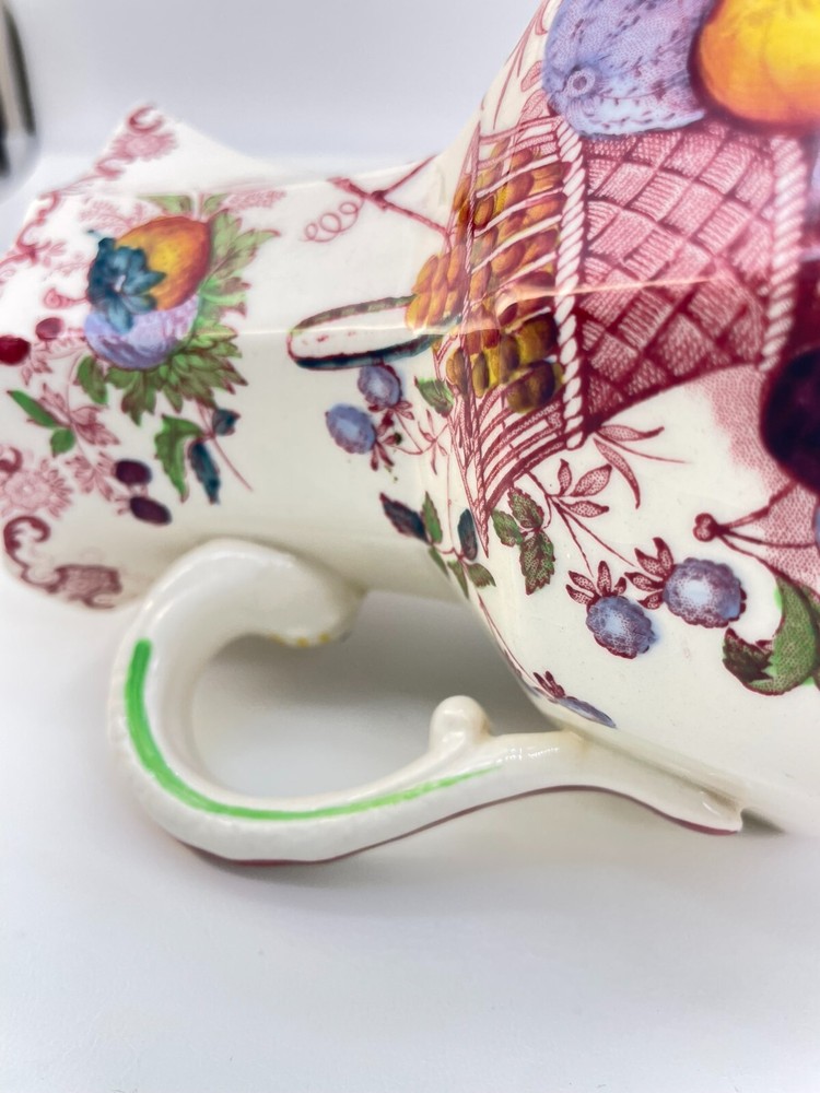 MASON'S FRUIT BASKET IRONSTONE CHINA PITCHER