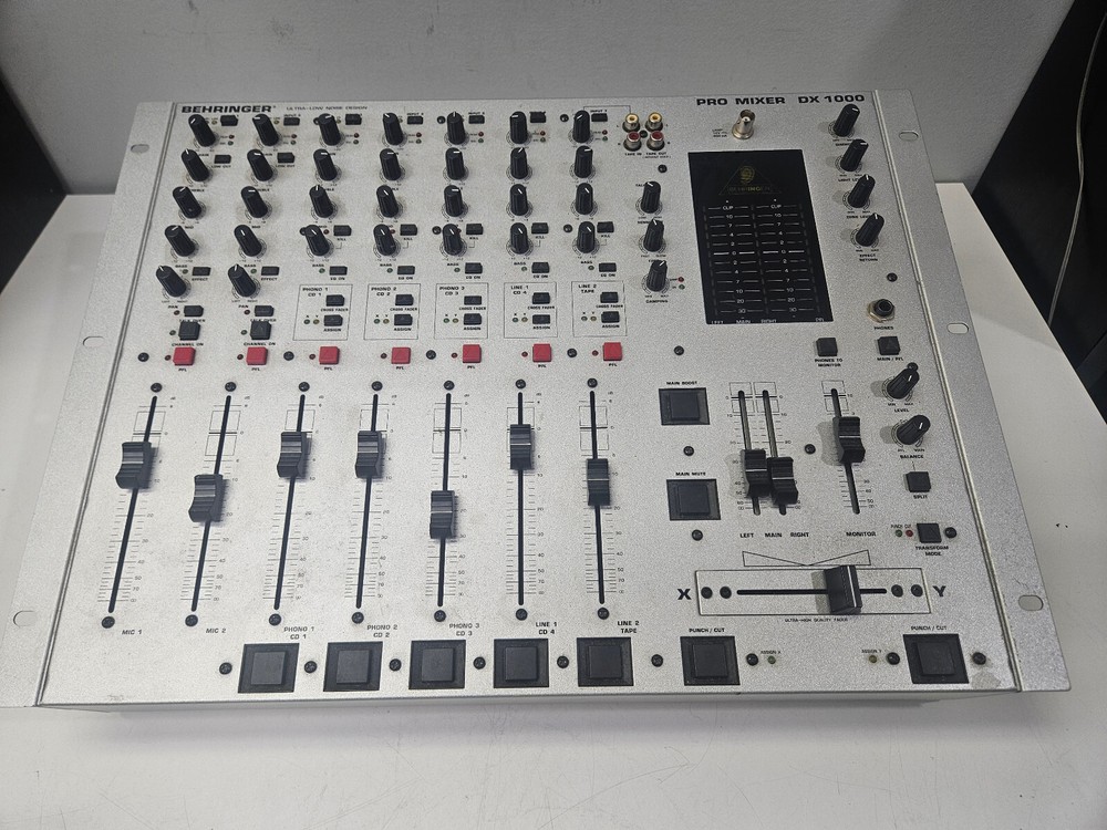 Behringer Pro DJ-Mixer DX1000 Silver Console No PSU