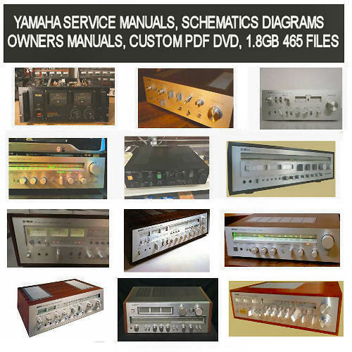 Yamaha Service Manuals Schematics, Owners Manuals, Computer DVD