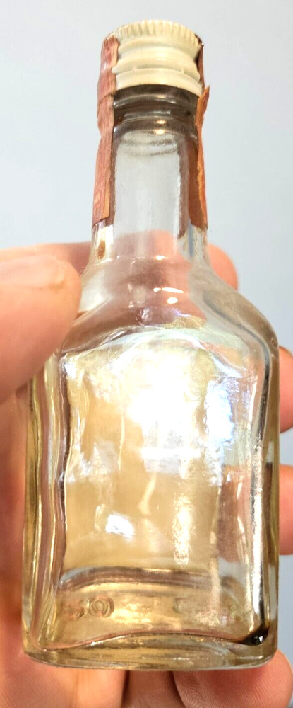 American Five Star Brandy 1/10 pint empty bottle got blitzed with class