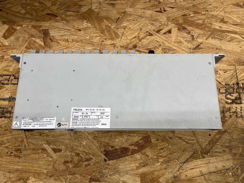 UNTESTED RTS Telex KP-12L 12 Position Key Panel Intercom System