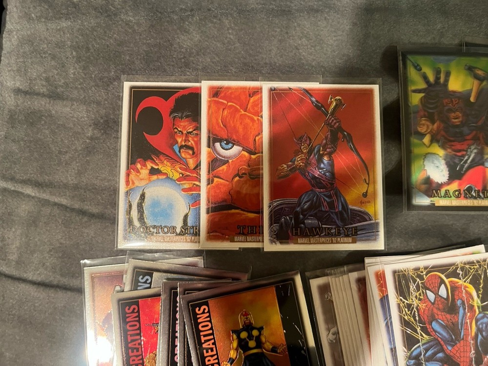 2024 UD Marvel Masterpieces '92 Platinum *YOU PICK* Base, Parallels & Inserts