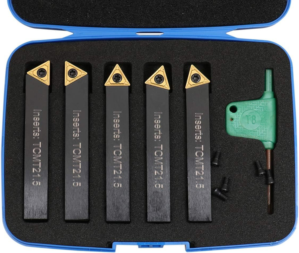 3/8'' 5 Pc Indexable Turning Tool Set, 2380-5062