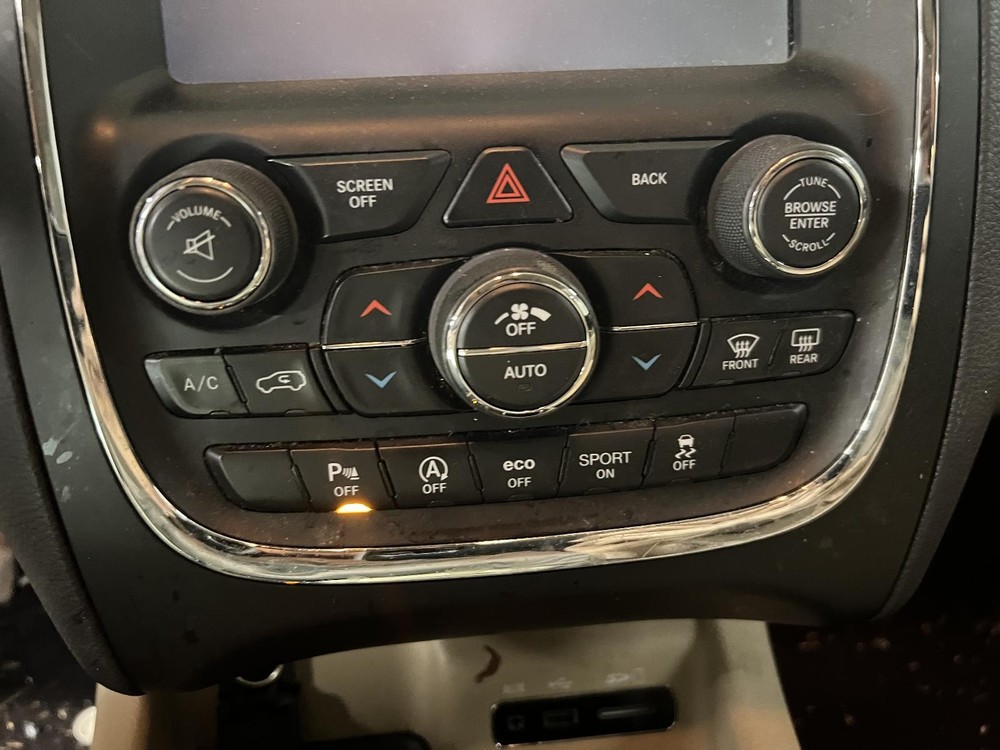 Used A/C Selector Switch fits: 2017 Dodge Durango temperature control front cont