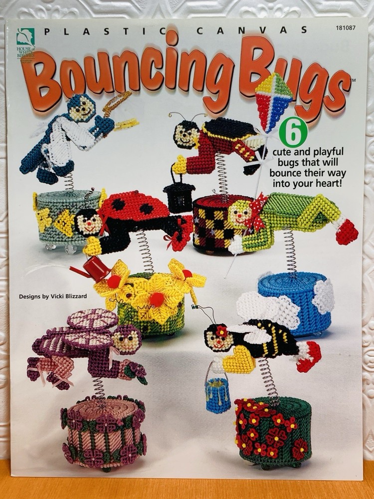 Bouncing Bugs Plastic Canvas Patterns House of White Birches 6 Projects