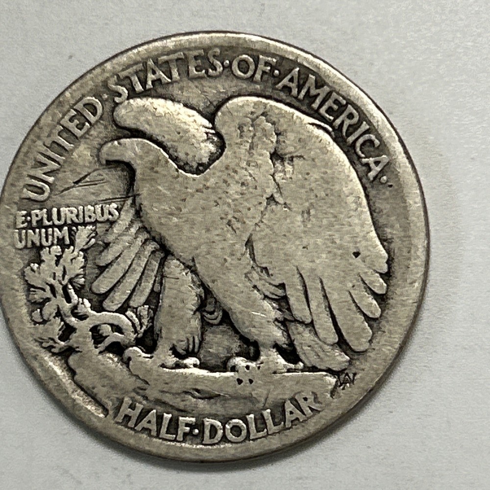 1916-S Walking Liberty Half Dollar.