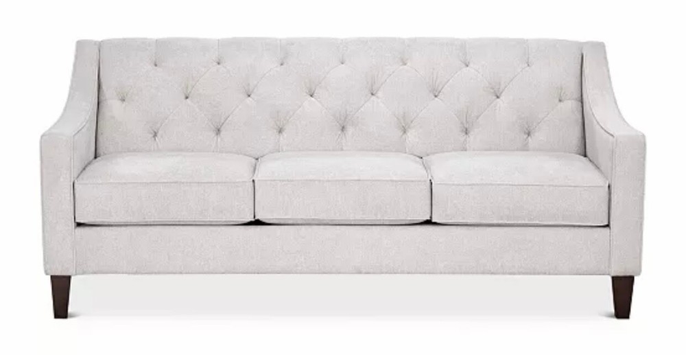 77" Fabric Tufted Slope Arm sofa