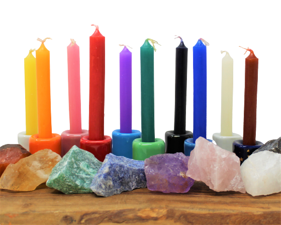MINI 4" 20 ASSORTED CANDLES MAGICK SET #2 (Spell Chime Altar Wicca Ritual)