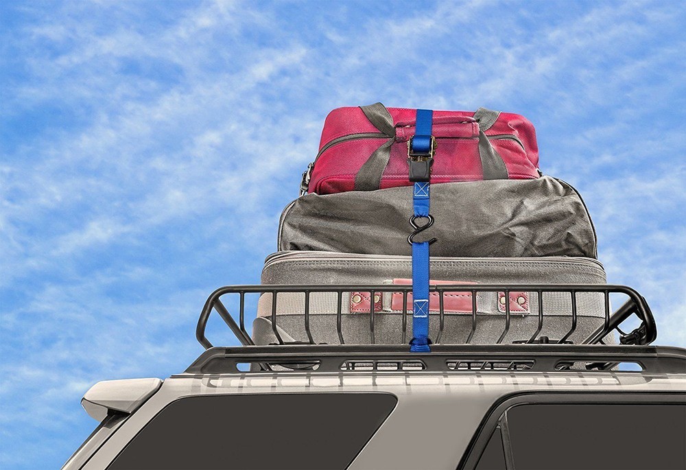 6Pack Soft Loop Tie Down Straps Lashing Heavy Duty Motorcycle Handlebar 4500LBS