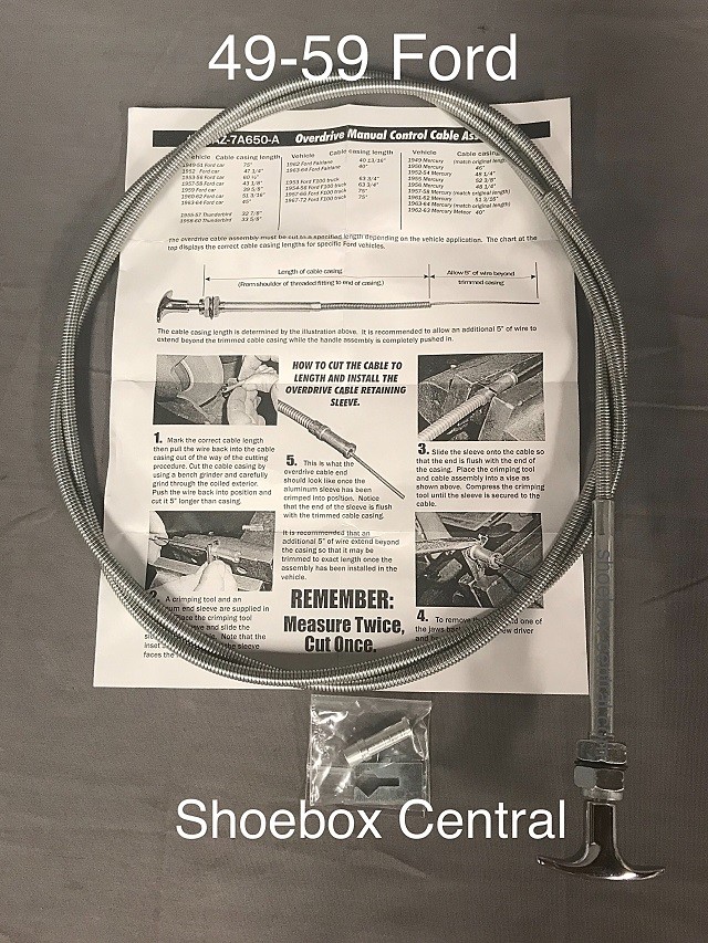 1949-1959 Ford Overdrive Cable