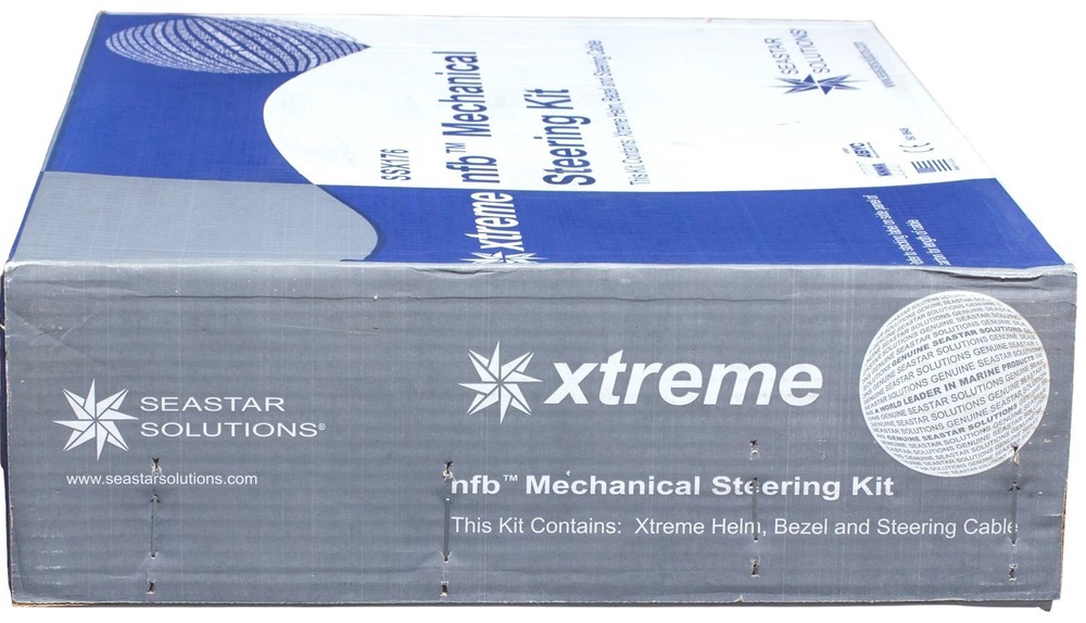15ft SeaStar Xtreme NFB No Feedback Mechanical Rotary Steering Kit Single Cable