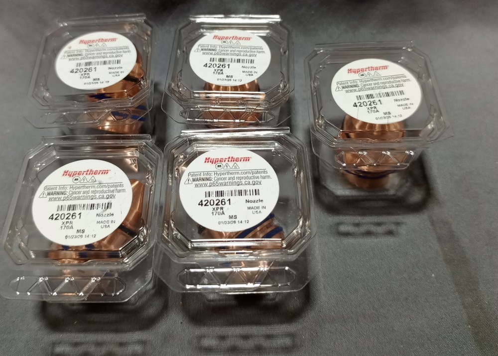 Lot Of 5 Hypertherm 420261 Nozzle