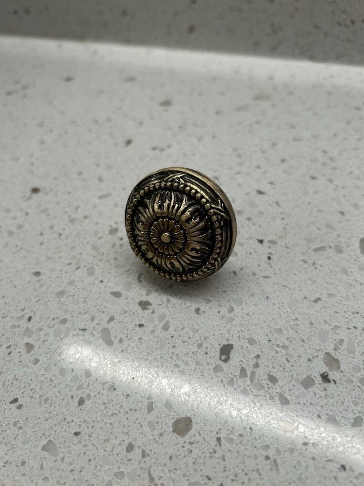 Shaub Brass Drawer Knobs- Set Of 9