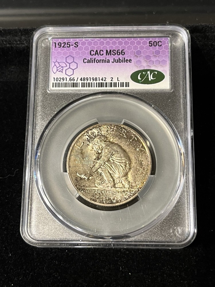 1925-s california jubilee half dollar  Ms-66 Cac