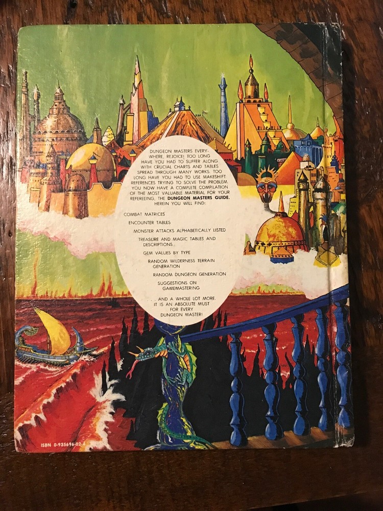 A D&D 1st Ed Hardback - DUNGEON MASTERS GUIDE Great Condition! Unused Dragons