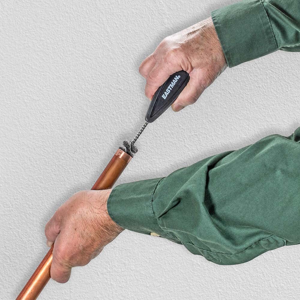 3/4 Inch Copper Fitting Cleaning Brush Plastic Handle 45247