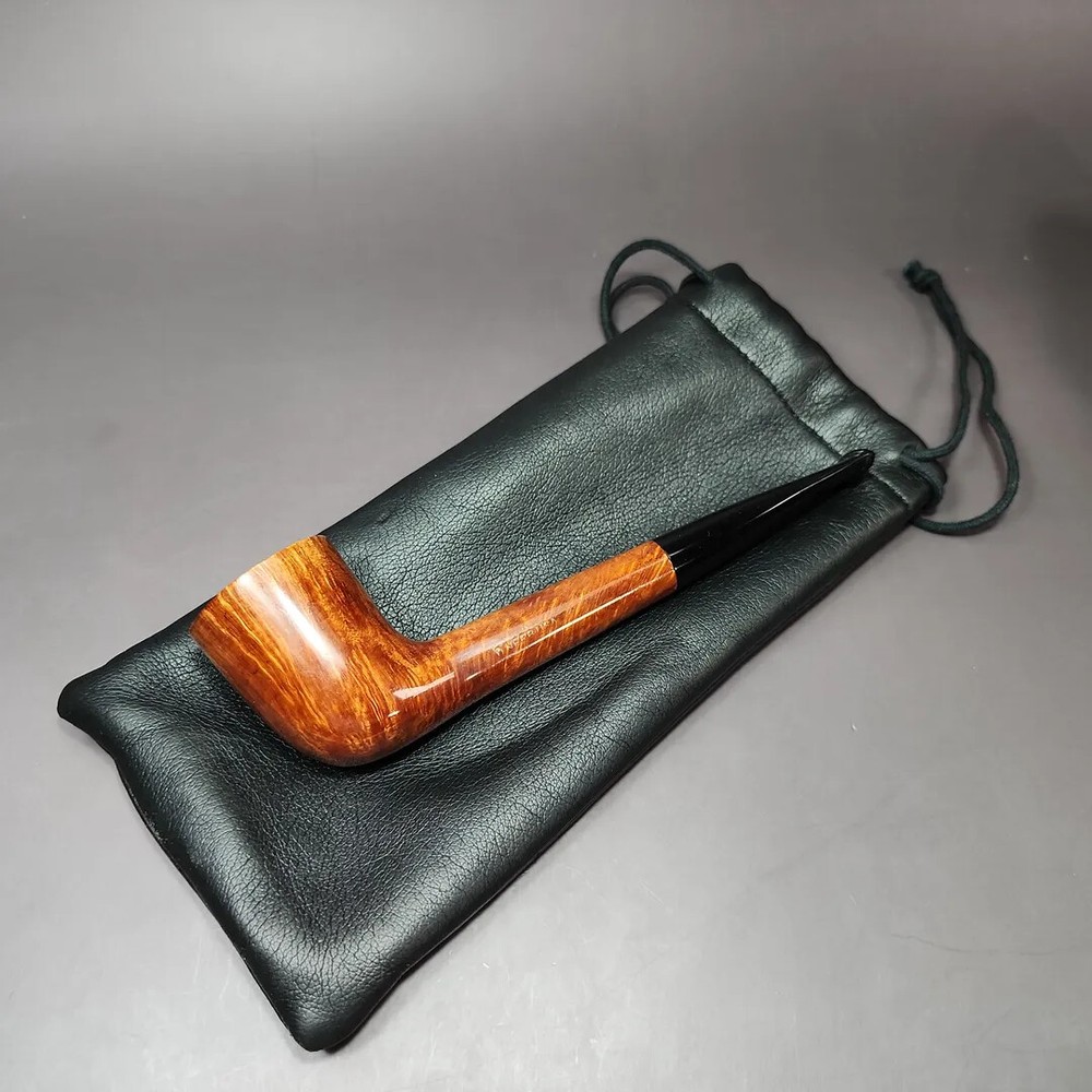Dave Neeb Smooth Dublin Handmade Briar Pipe, New