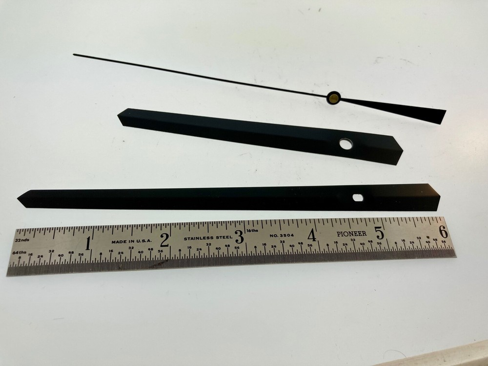 Clock Hand Set for Quartz Battery Movement  that Fits a 10" Dial Face