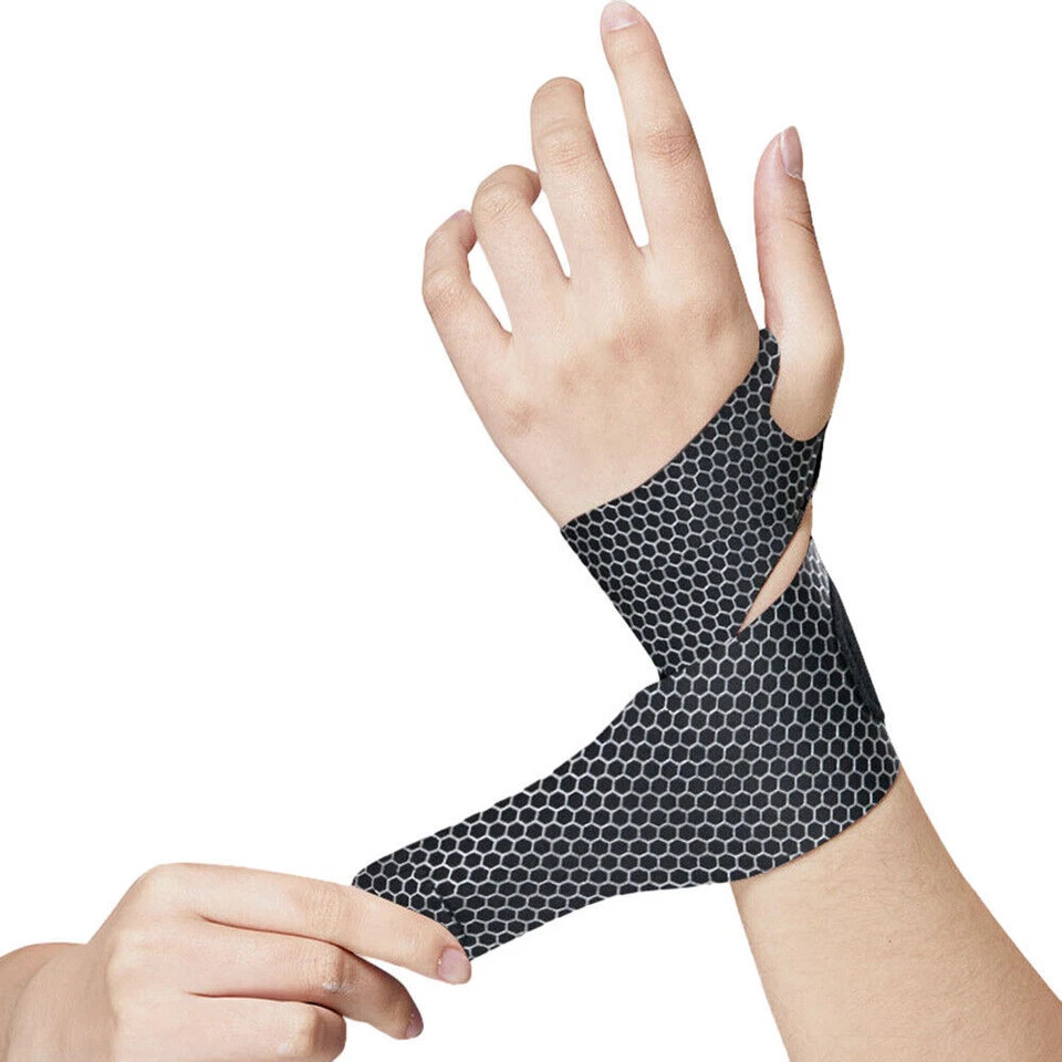 Thin Wrist Compression Band Wrist Support Adjustable Sports Fits Both Hands USA