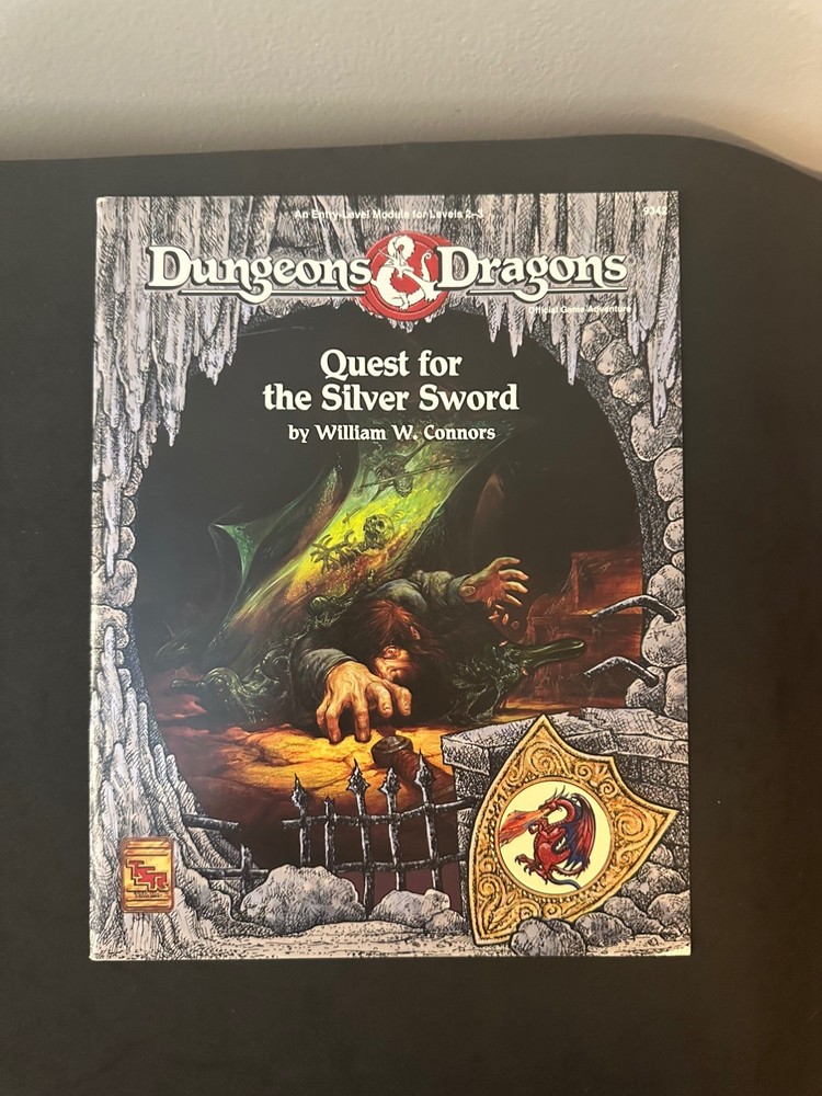 TSR D&D Quest For the Silver Sword Adventure 1992