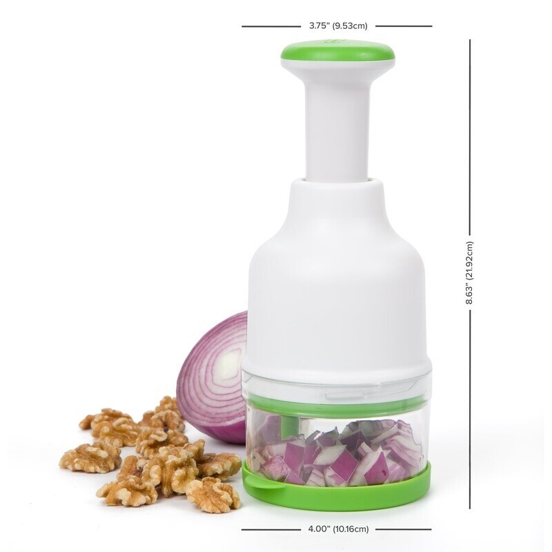 Fresh Food Chopper One Touch Rotating Blade Easy Use Kitchen Chopping Tool