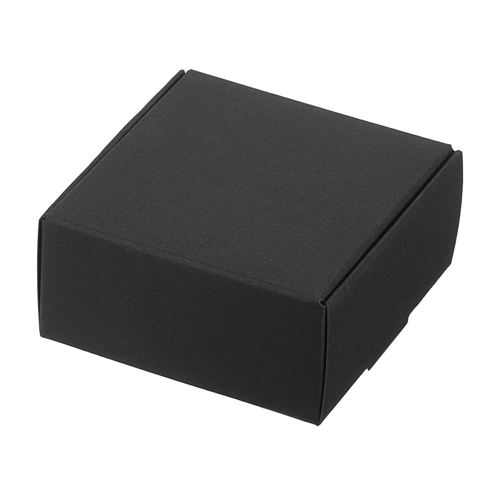 40Pcs 2.5x2.5x1.2" Paper Soap Box Soap Boxes Square Black