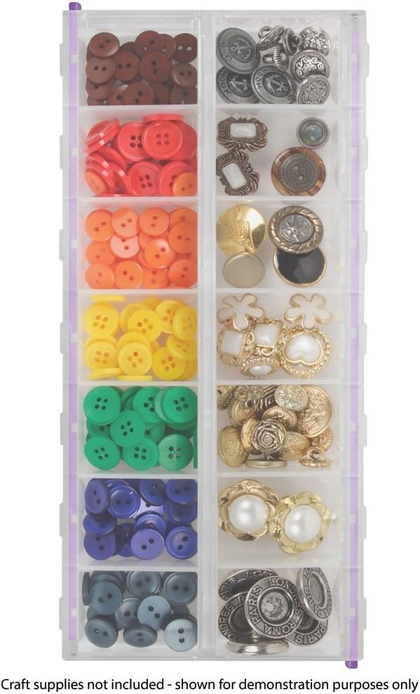 Elegant 3XL Craft Organizer with Locking Compartments - Perfect for DIY Projects