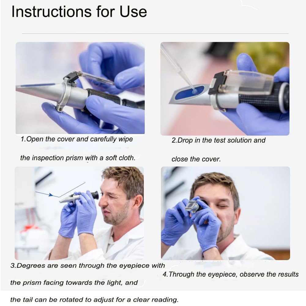 Honey Maple Syrup brix Refractometer /58-90 10-33 Moisture...