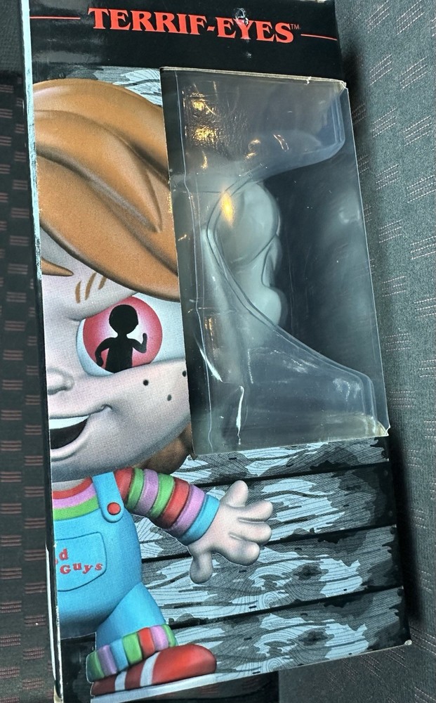 Tiny Nightmares Paint A Ceramic Chucky Kit Terrif Eyes Includes Paint & Brushes