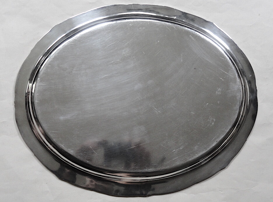 Superb Antique German 800 Silver Platter Circa 1920 Excellent Condition