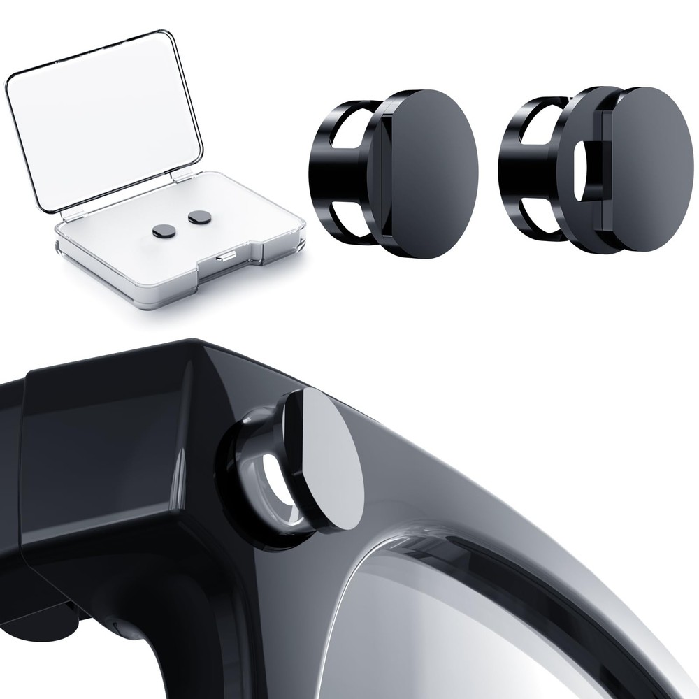LED Light Blocking Covers for Smart Glasses  Adjustable Privacy Flash Shield