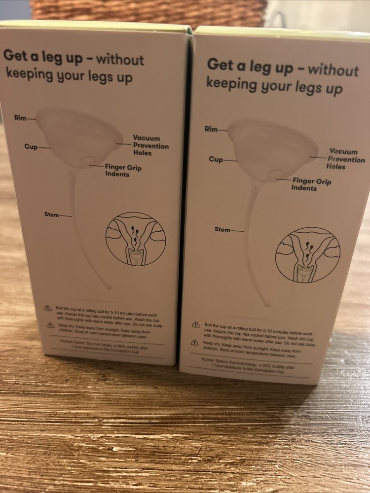 Frida Fertility Conception Aid Cup Silicone Reusable.2 Total.