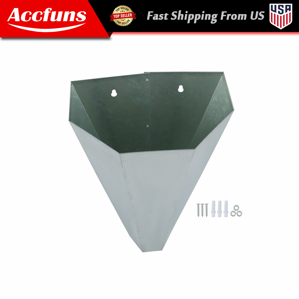 Medium Size Chicken Cone Galvanized Steel Poultry Restraining Cone 8 lbs
