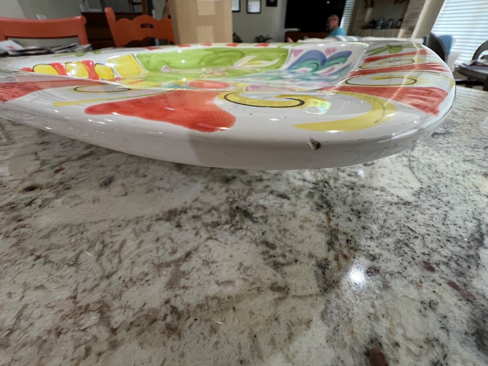 Elizabeth Barrett Roche Tickled Pink Platter