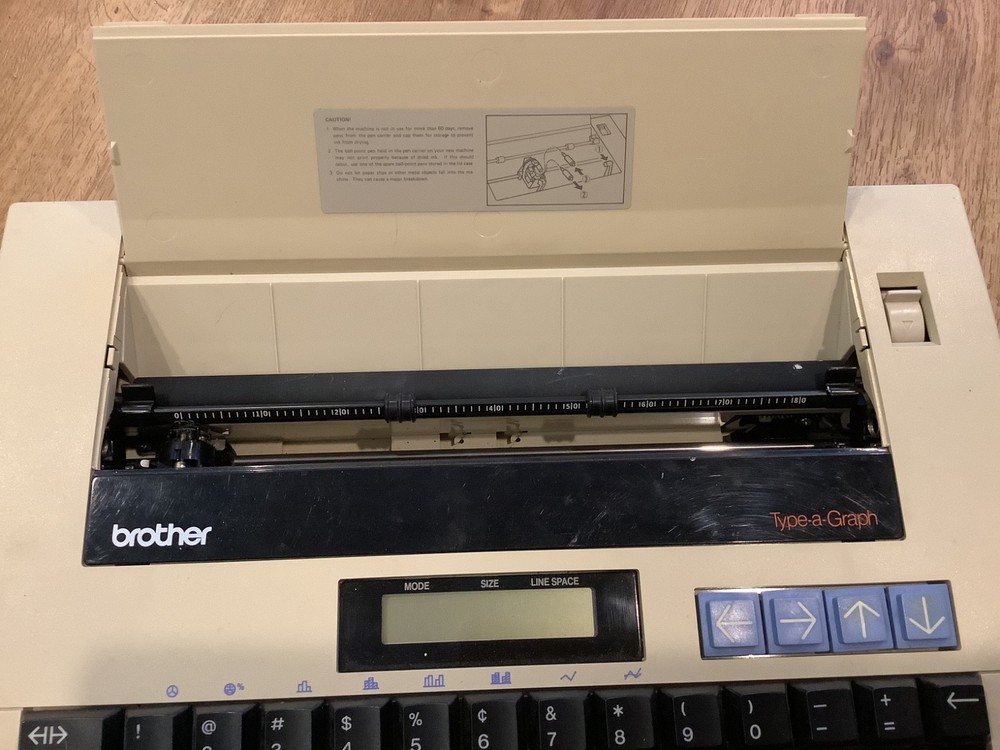 Brother Type-A-Graph Typewriter BP-30 ( as is Untested )