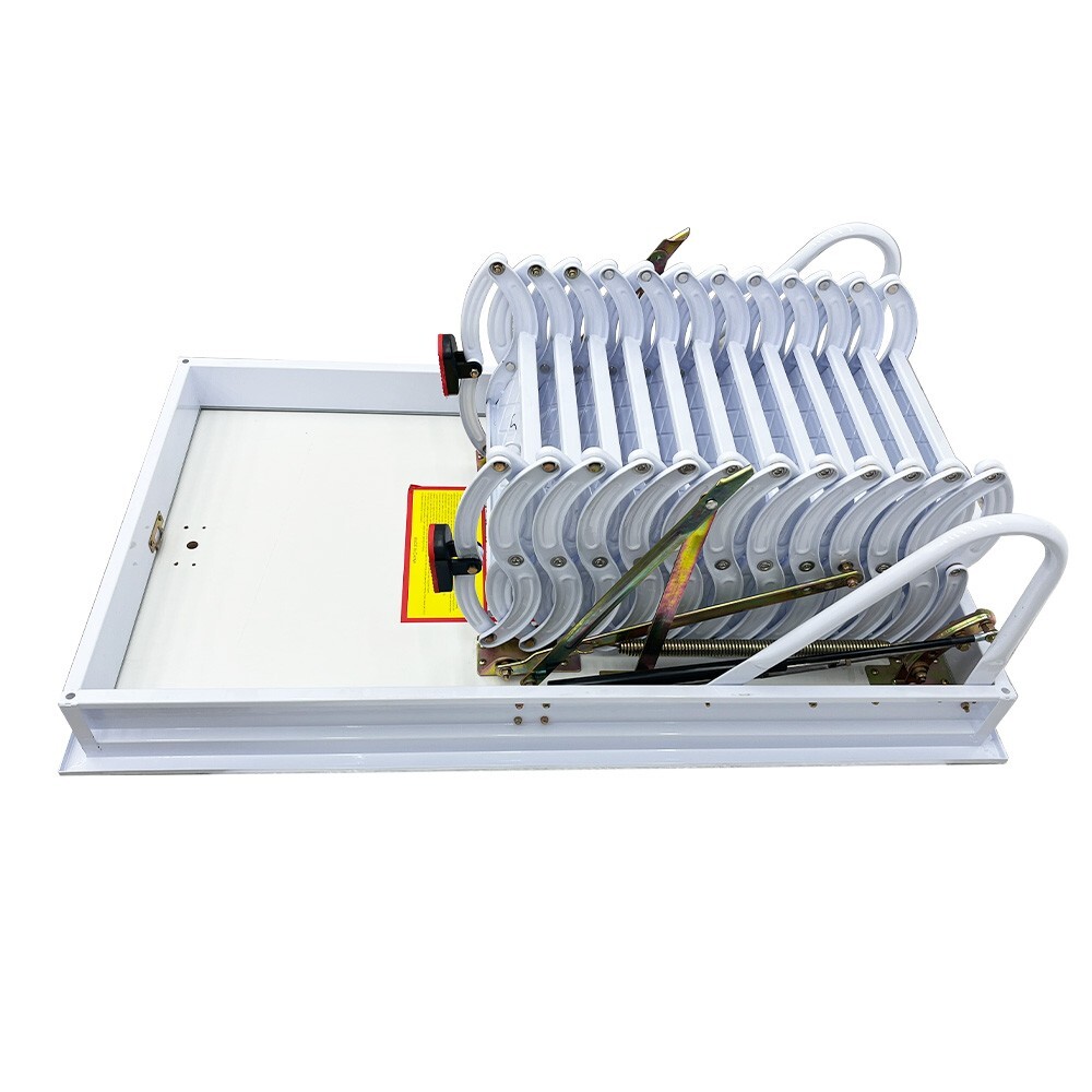 White Attic Pull Down Ceiling Ladder Stairs Ceiling Ladder Access Stairs Carbon