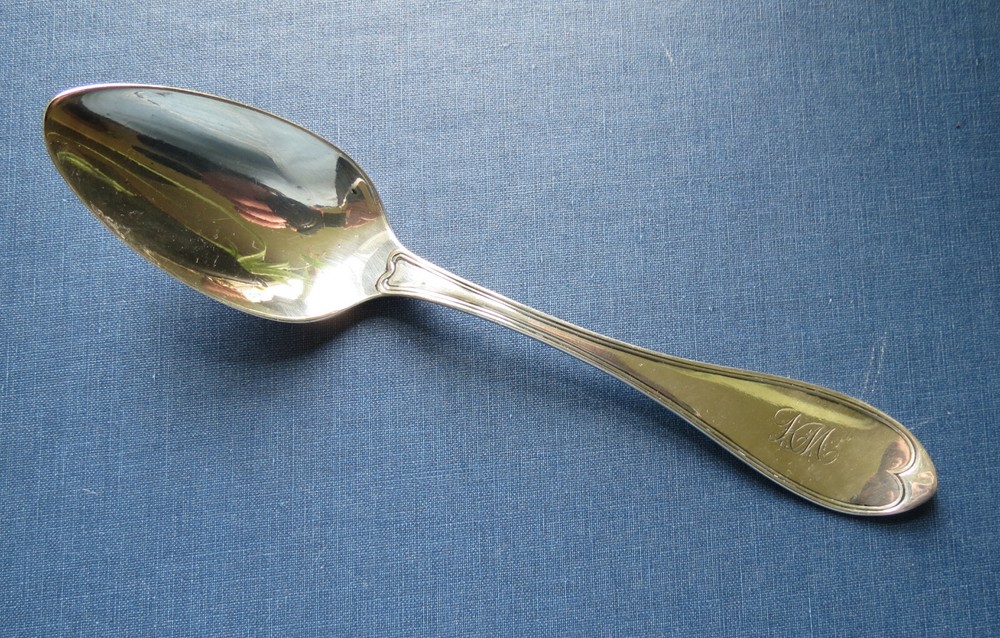 ANTIQUE ROGERS & BROS SILVER PLATE TABLE SPOON