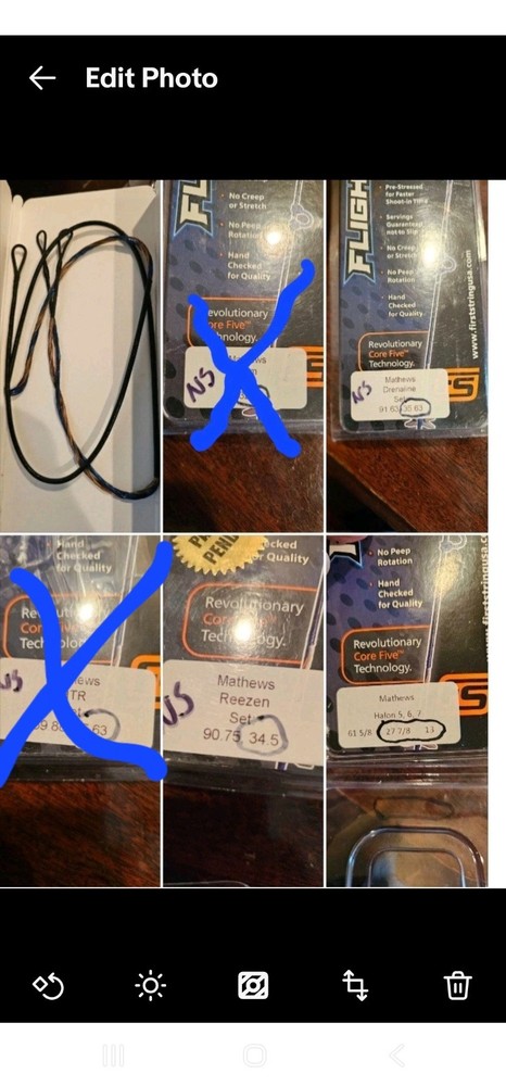 MATHEWS CABLE ONLY- NO STRING Choice Of ONE: