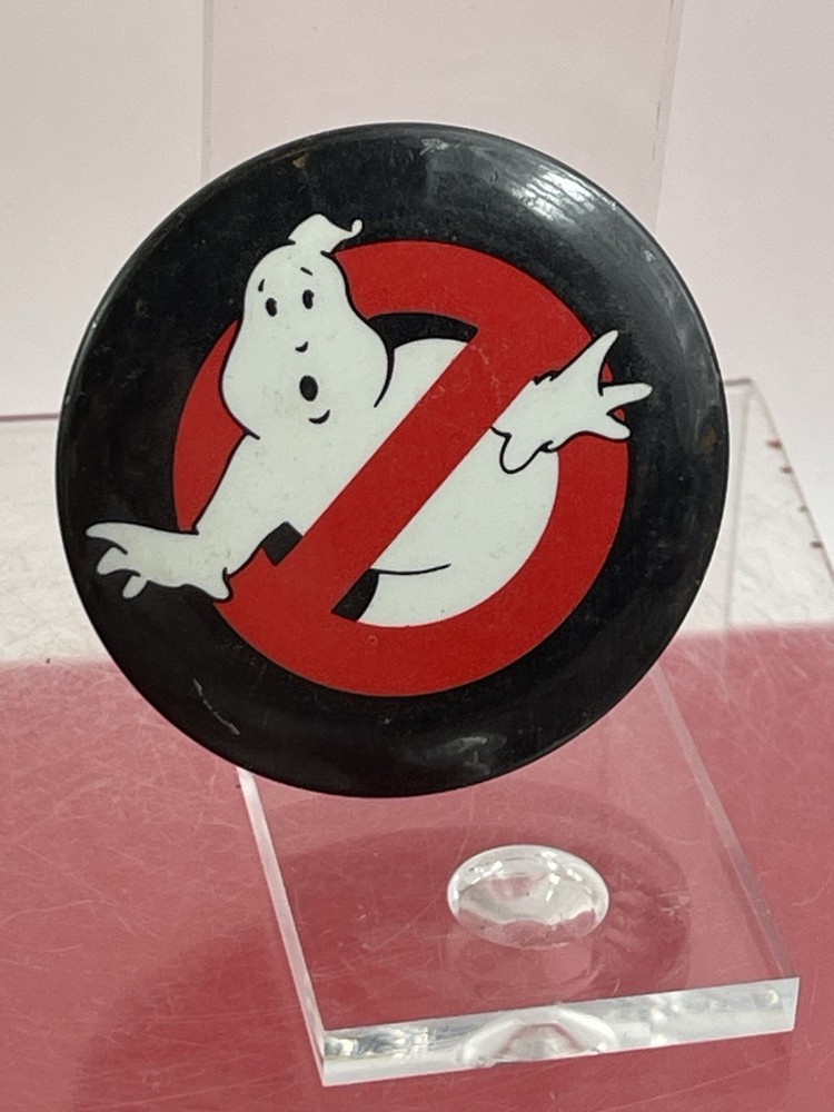 Vintage GHOSTBUSTERS 1984 Promotional Pinback Button VG