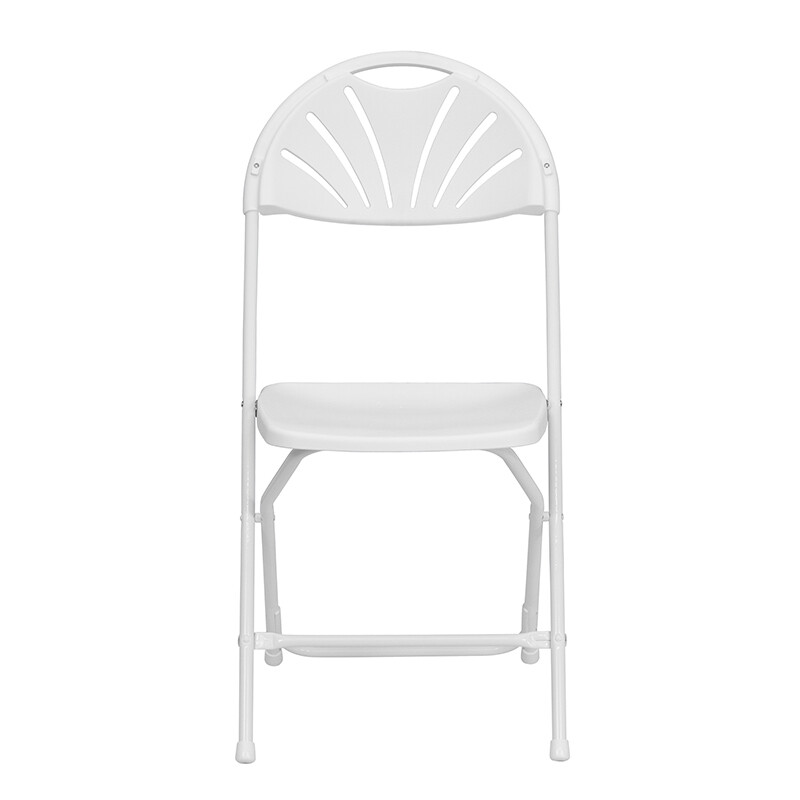 White Plastic Folding Chair