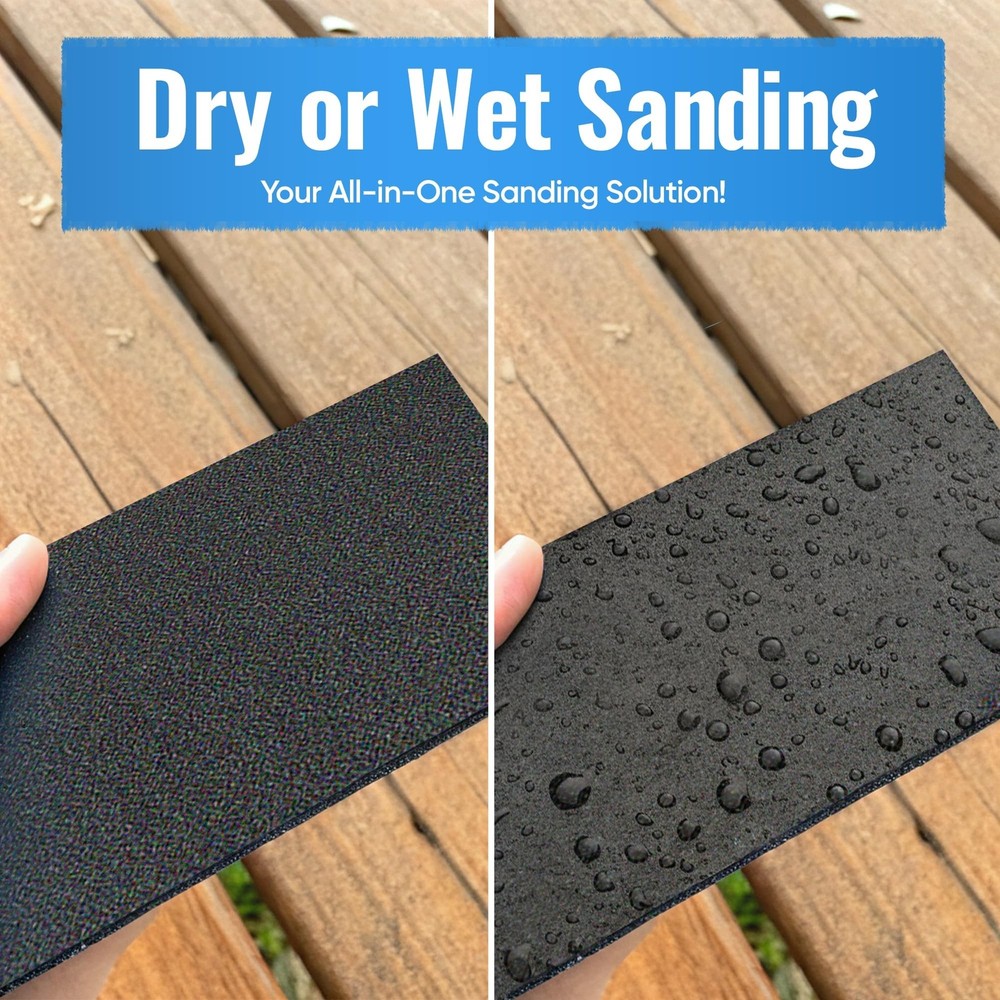 360 Grit Sandpaper Sheets 100Pack 9x11 in Bulk Sandpaper Multi-Surface Precis...