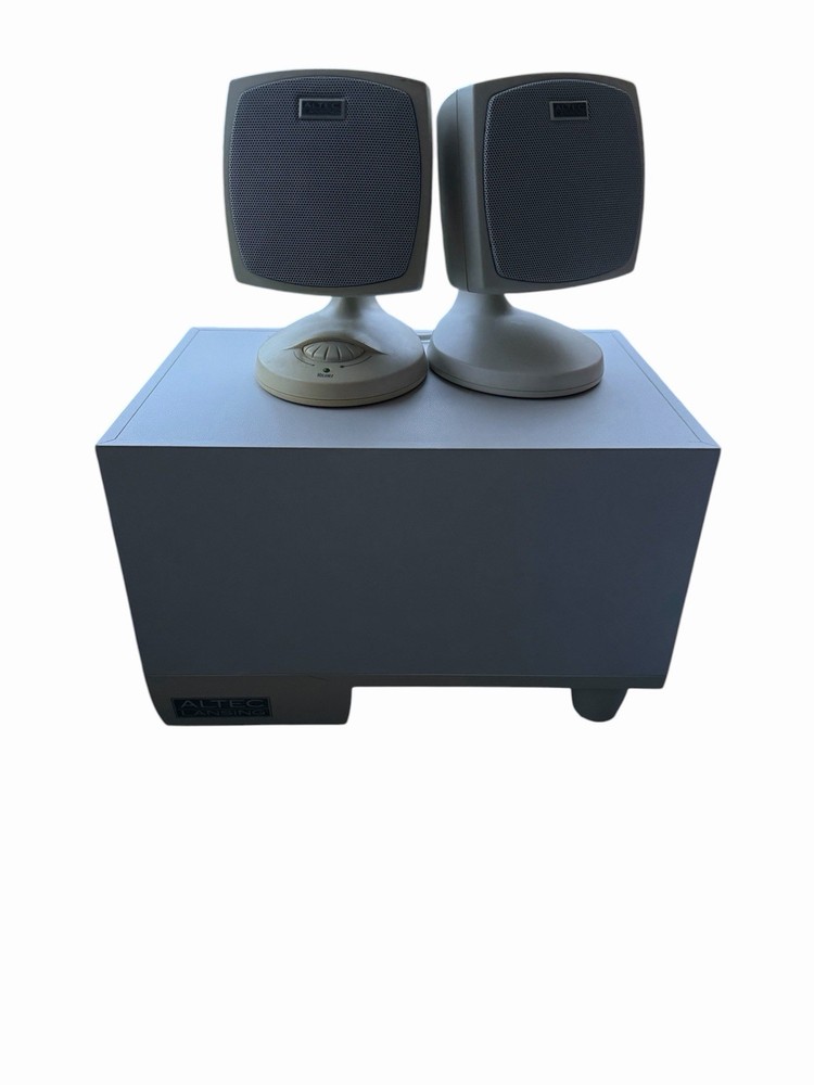 Altec Lansing  ACS33 PC Computer Speaker System w/ Subwoofer Tested/Working