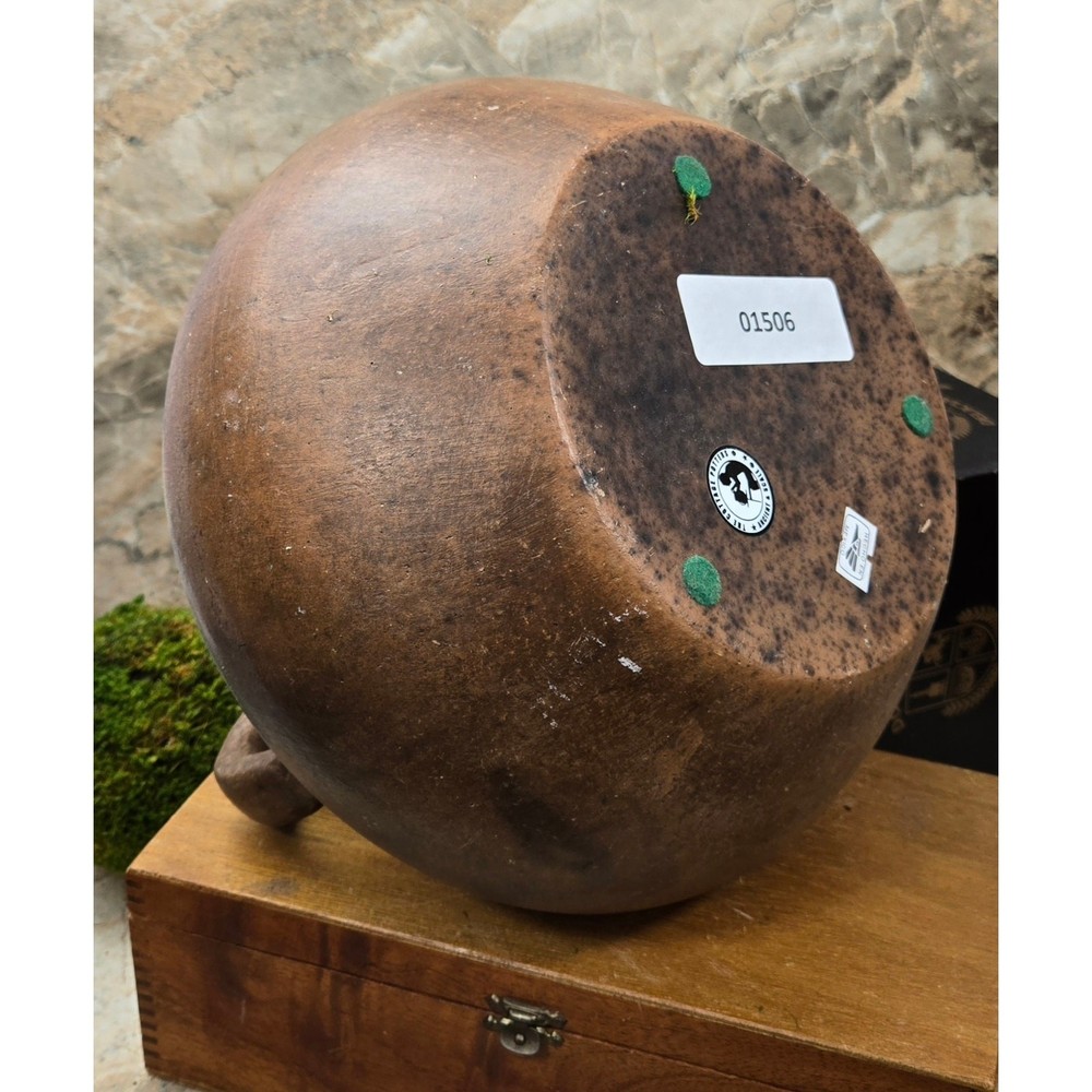 Handmade Qumran Replica Low Profile Ceramic Vessel