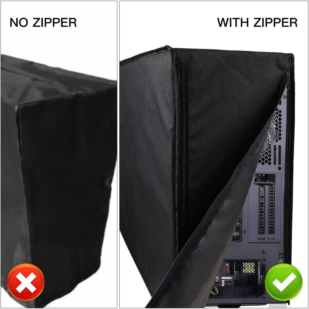 Computer CPU Dust Cover, Waterproof Desktop PC Mid-Tower Computer Host Dustproof