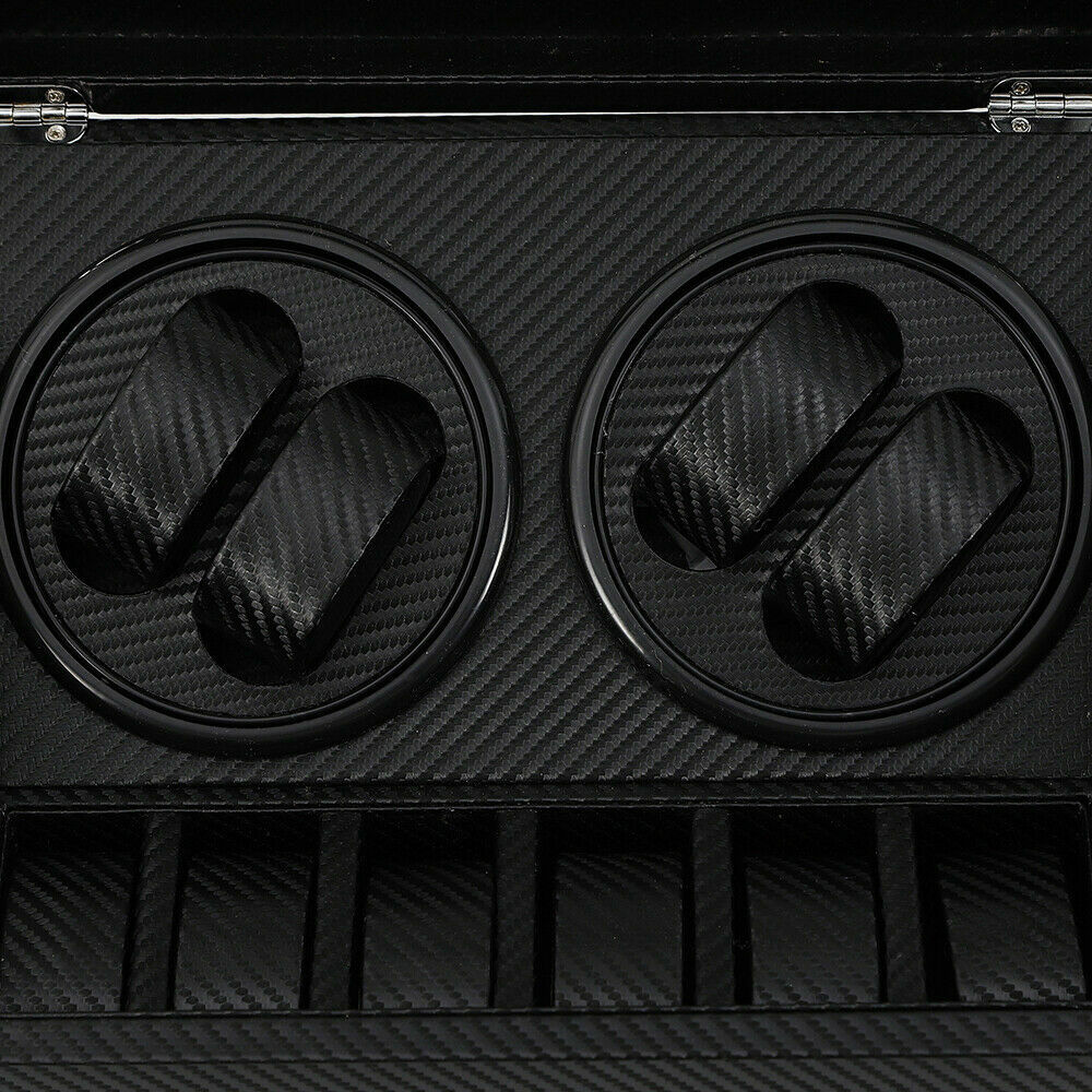 4+6 Automatic Rotation Watch Winder Box Storage Case Self Winding Display Box