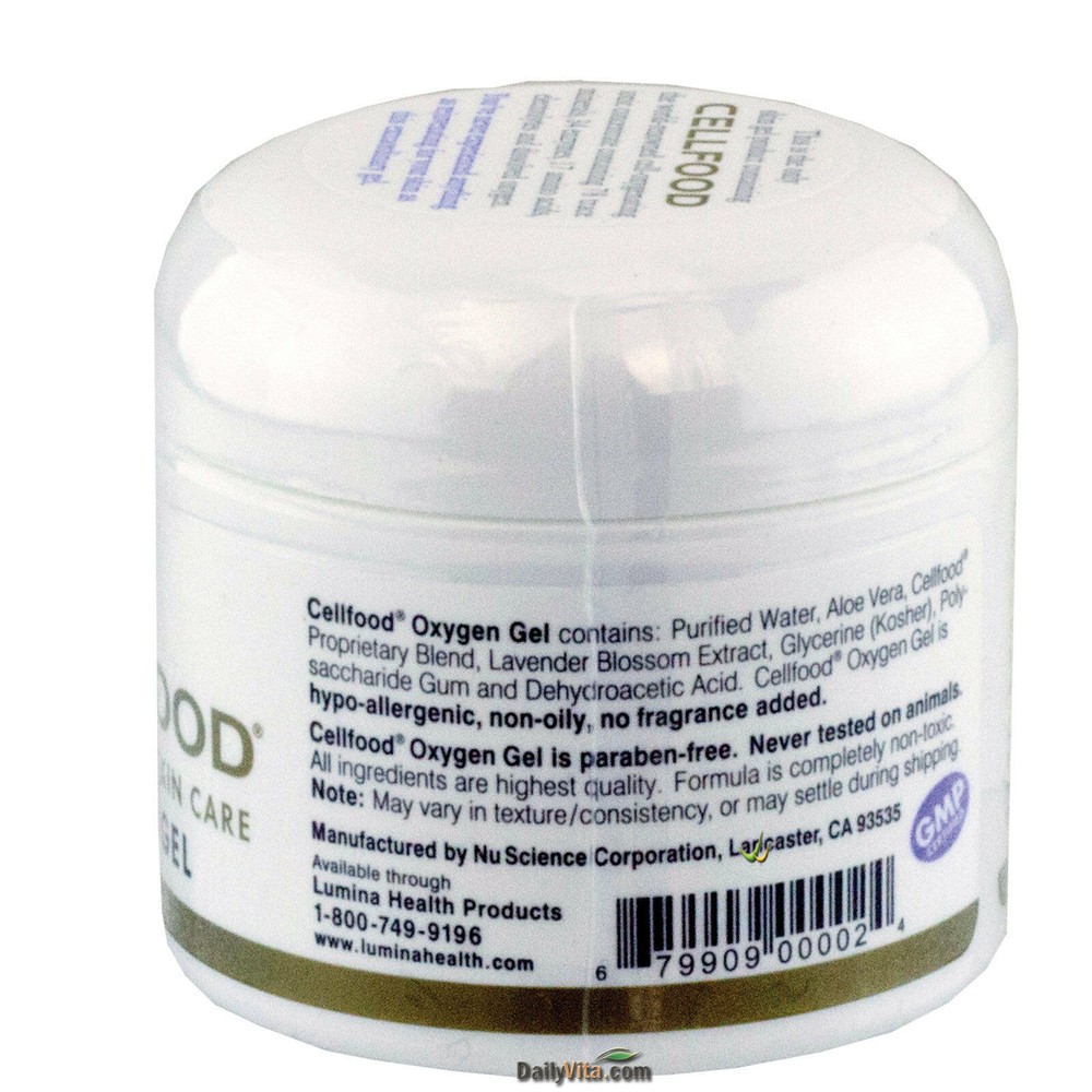 4 x Cellfood Oxygen Gel 2 oz