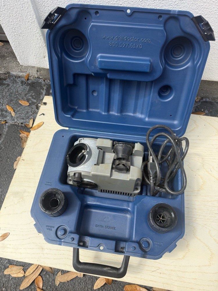 Drill Doctor 500X Drill Bit Sharpener w/ Case – Tested Working