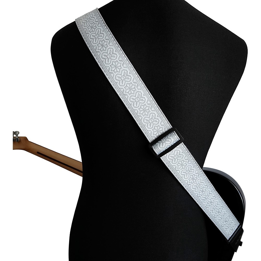 RICHTER Retro Guitar Strap Silver