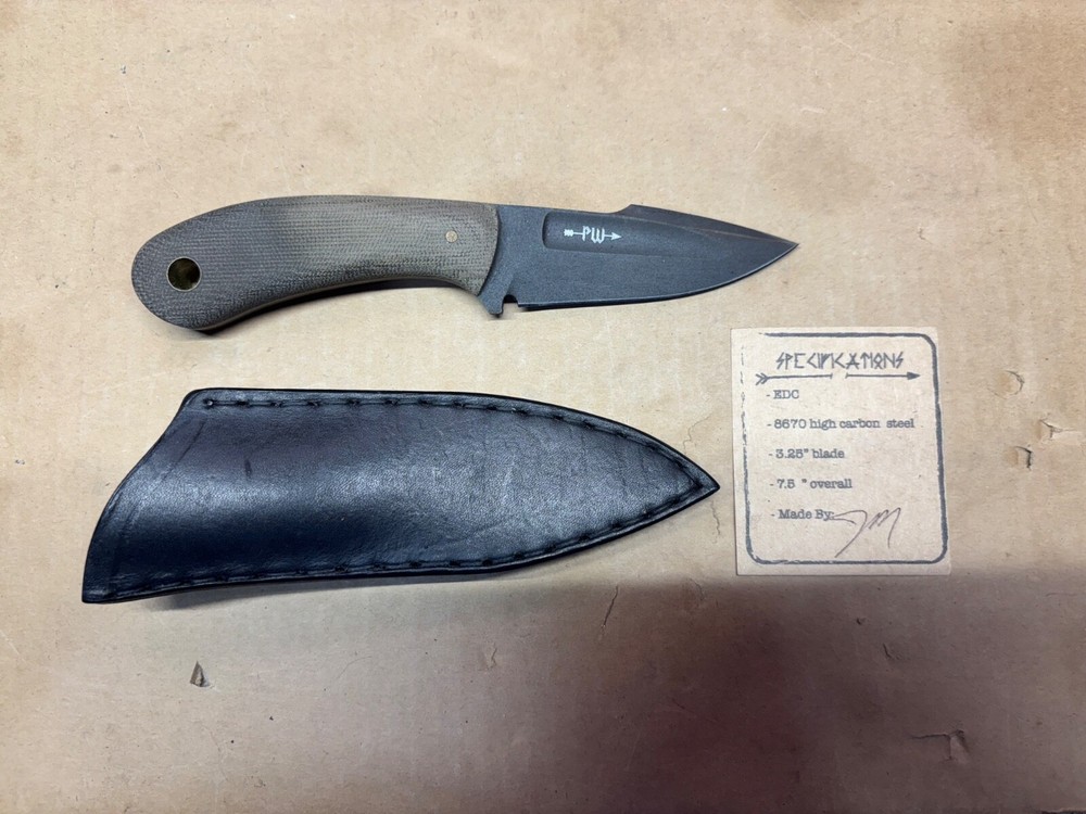 Primative woodsman edc knife